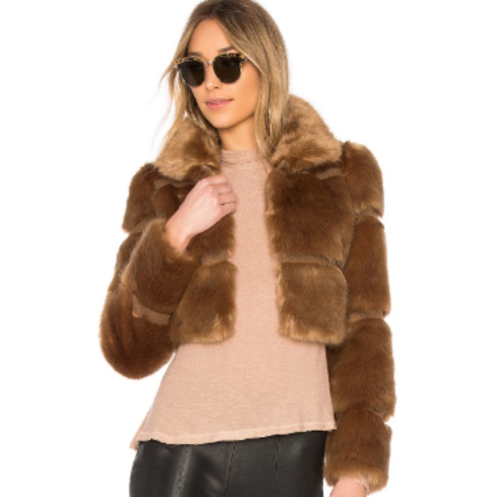 Lovers & Friends Faux Fur Jacket